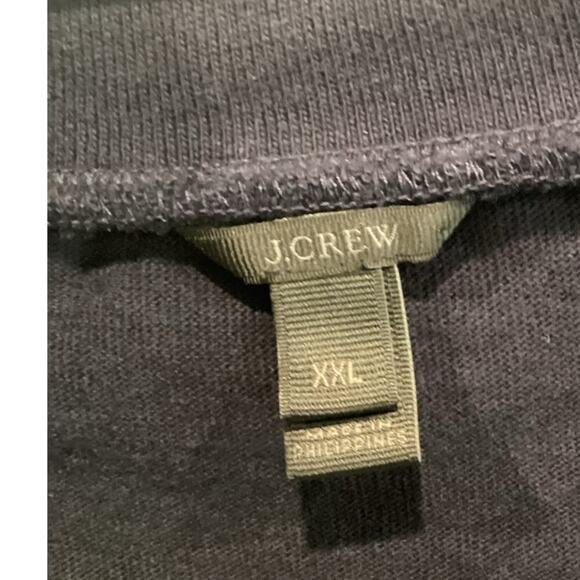 J.Crew Womens Popover Plus Size XXL Navy Blue Striped Sweater Nautical Preppy - Picture 4 of 13